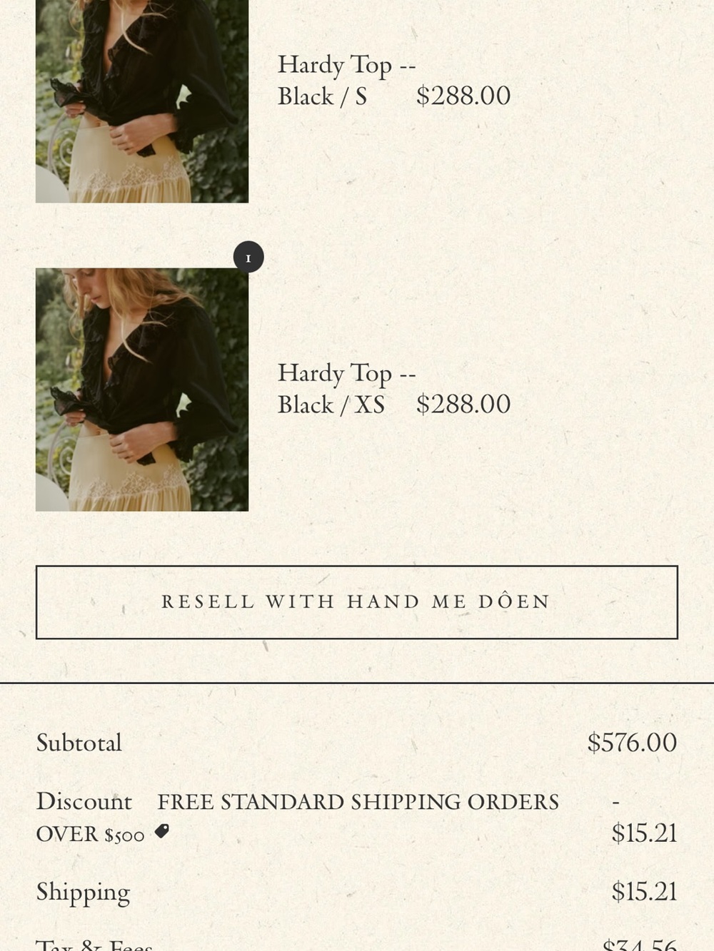 Doen Black Ruffle-Front Pintuck Blouse - Picture 7 of 8